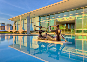 Дворец Алворада (Palácio da Alvorada) в Бразилиа – фотографии Бразилии