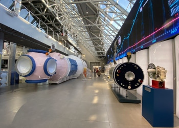 Музей космонавтики в городе Калуга — элемент станции МИР – фотографии России