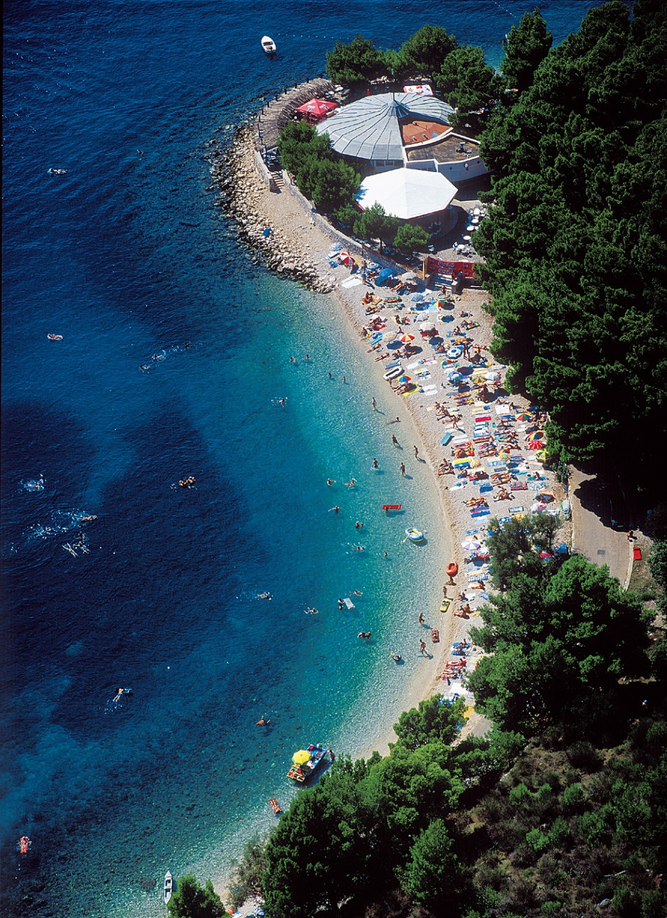 Пляж в Подгора, Хорватия – фотографии Хорватии