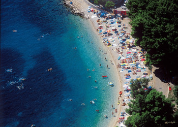 Пляж в Подгора, Хорватия – фотографии Хорватии