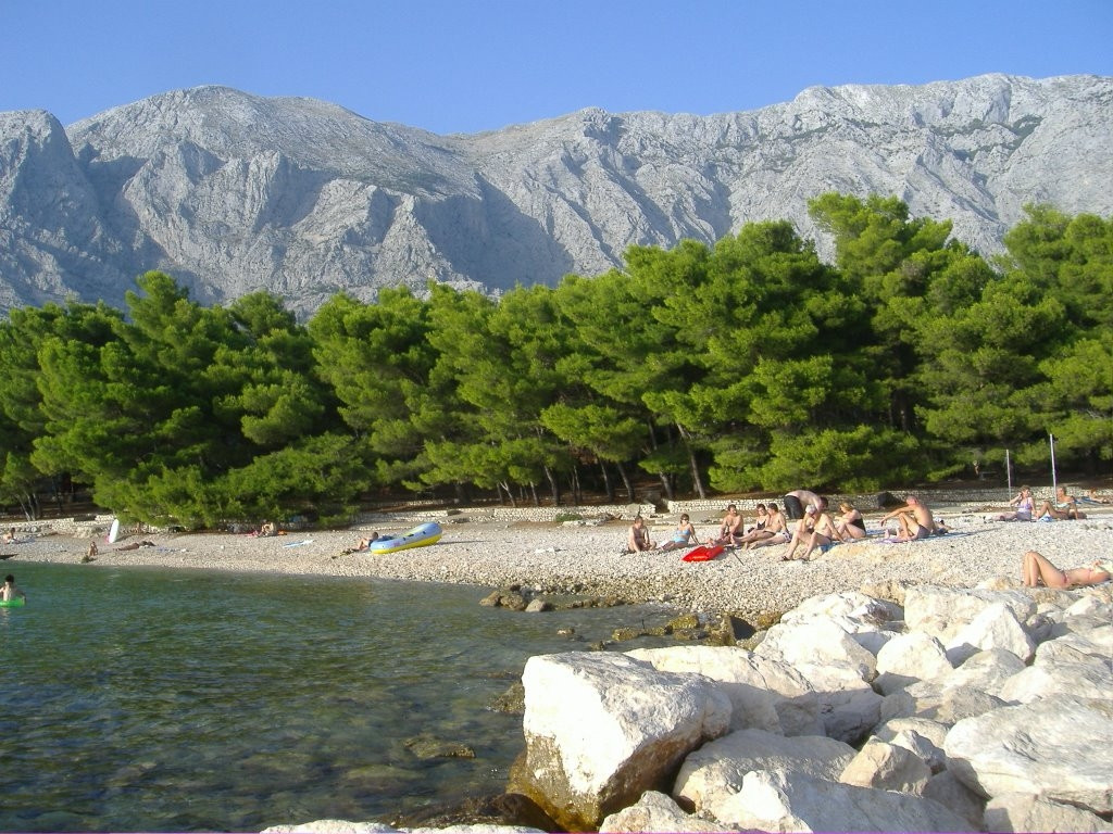Пляж в Башка Вода, Хорватия – фотографии Хорватии