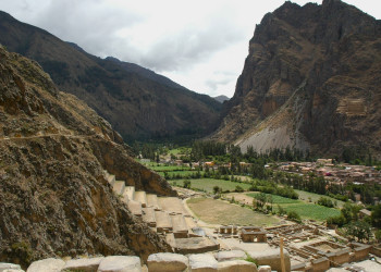 Панорама инских руин – фотографии Перу