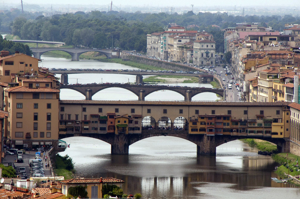 Золотой мост Понте-Веккьо во Флоренции. Фото 1 – фотографии Италии