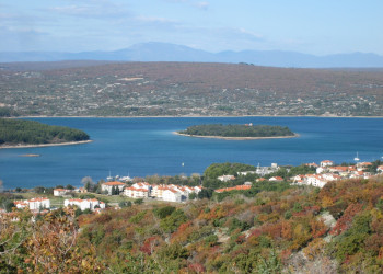 Панорамный вид в Пунат, Хорватия – фотографии Хорватии