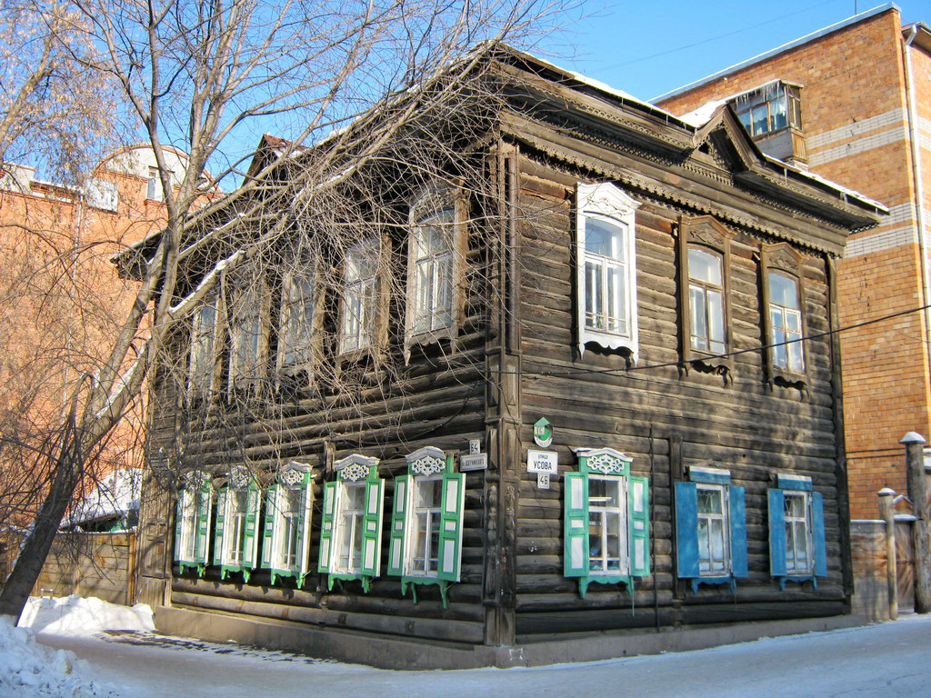 Деревянные дома в Томске. Фото 1 – фотографии России