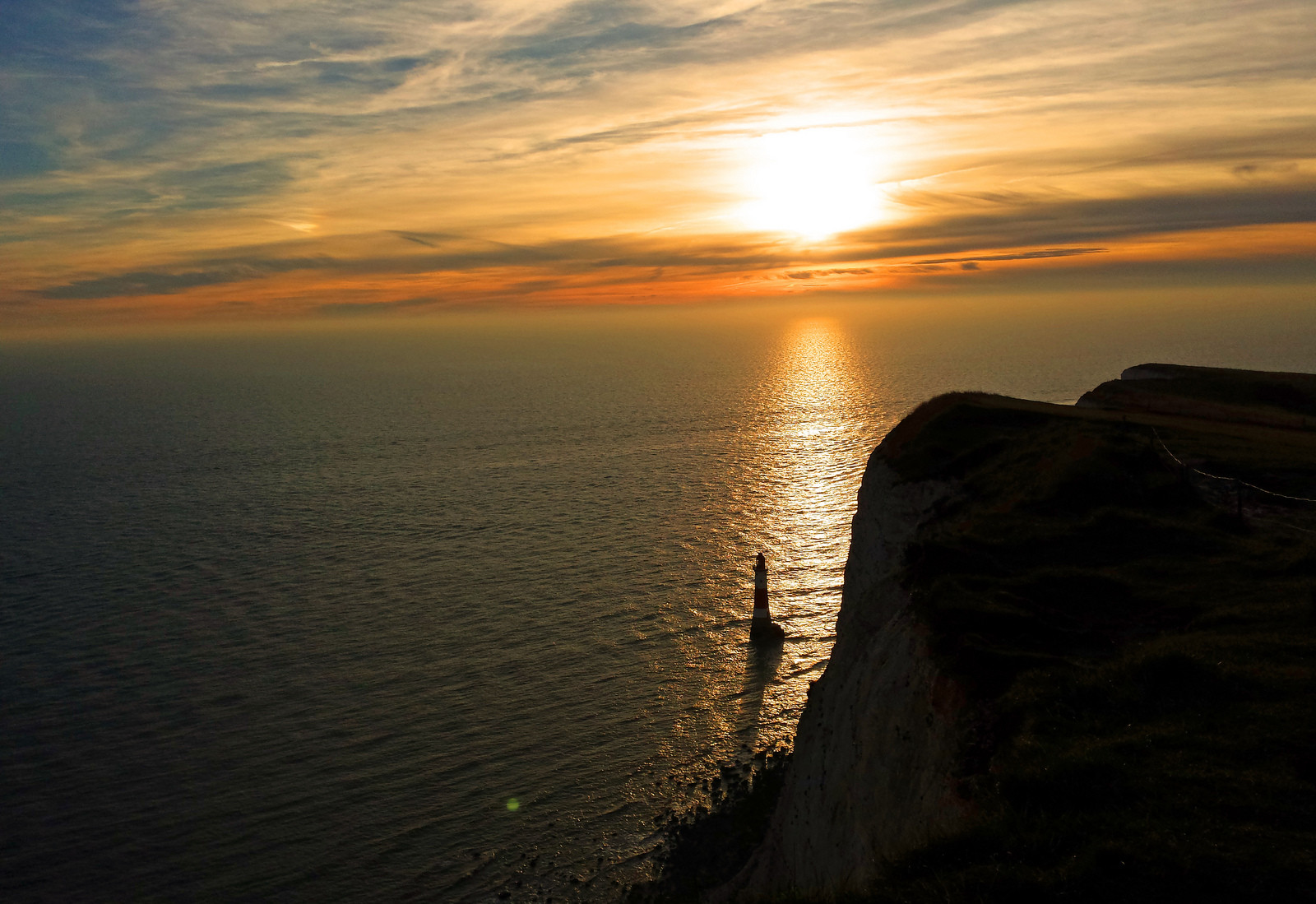 Закат на мысе Бичи-Хед – фотографии Великобритании