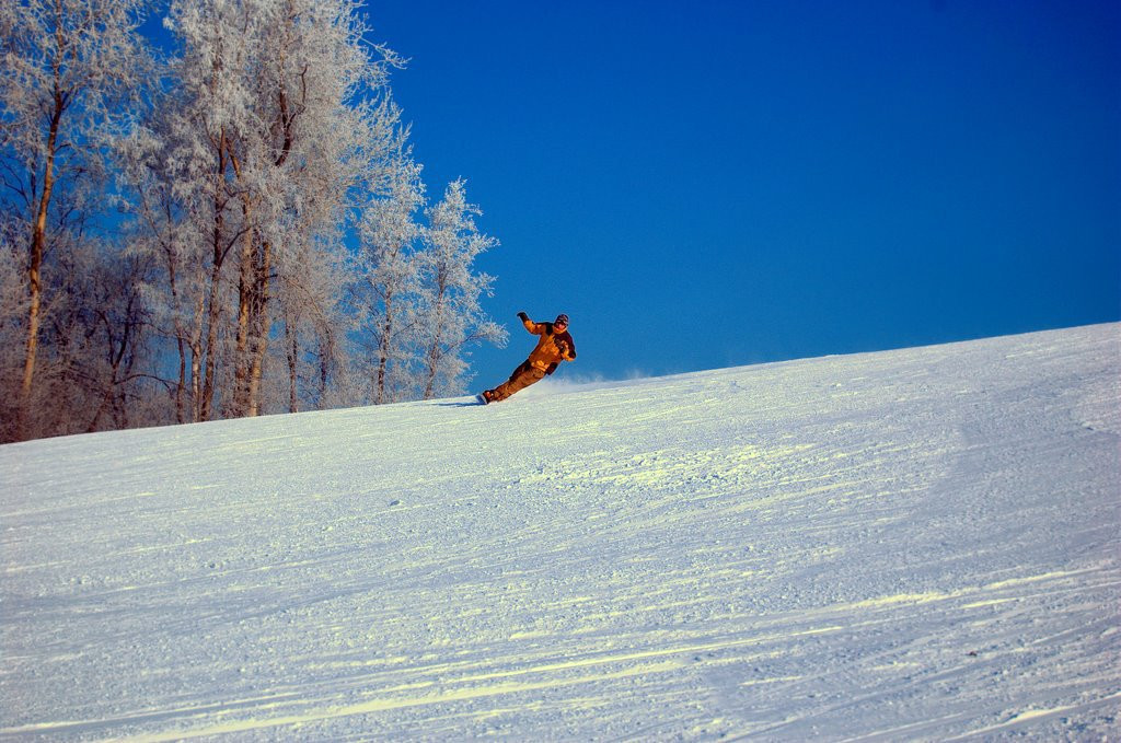 Лыжная трасса в Охта Парк, Россия. Фото 17 – фотографии России