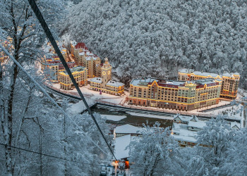 Горнолыжный курорт Роза Хутор, Сочи. Фото 12 – фотографии России