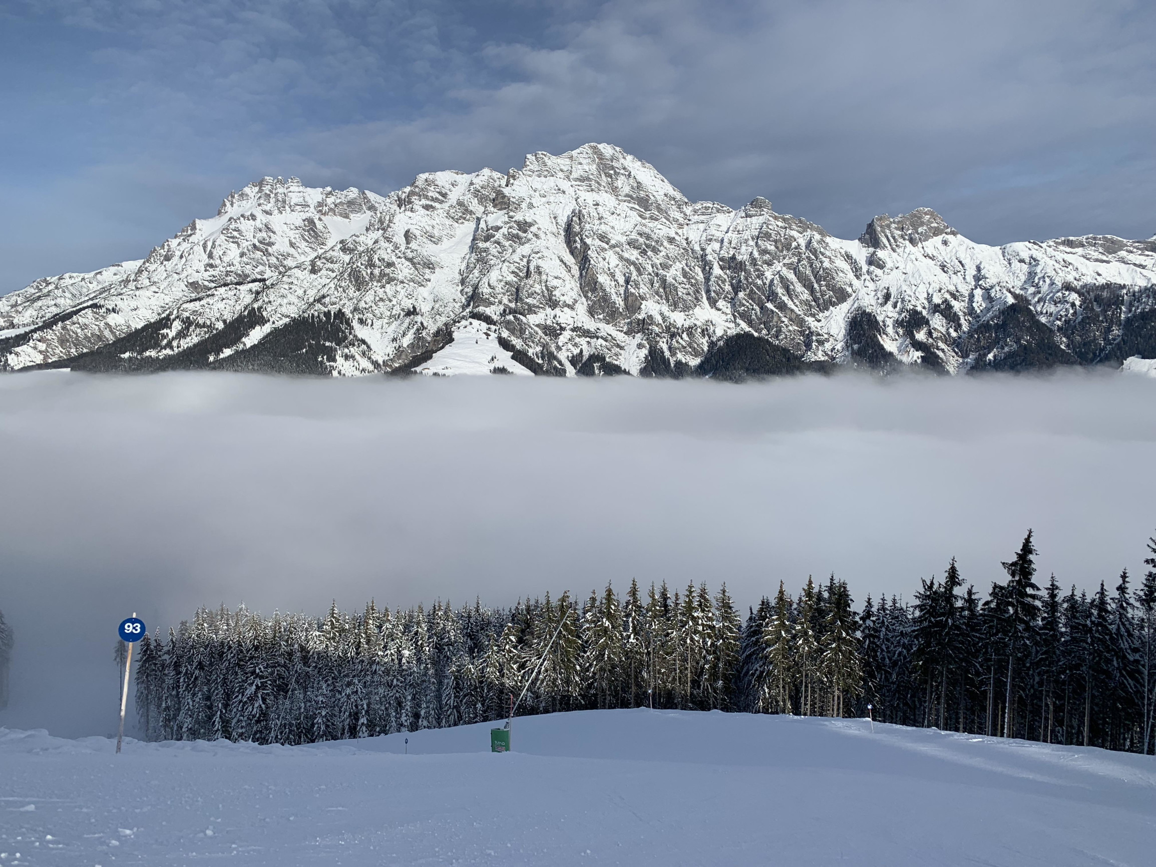 Горнолыжный спуск. Леоганг. Австрия. – фотографии Австрии