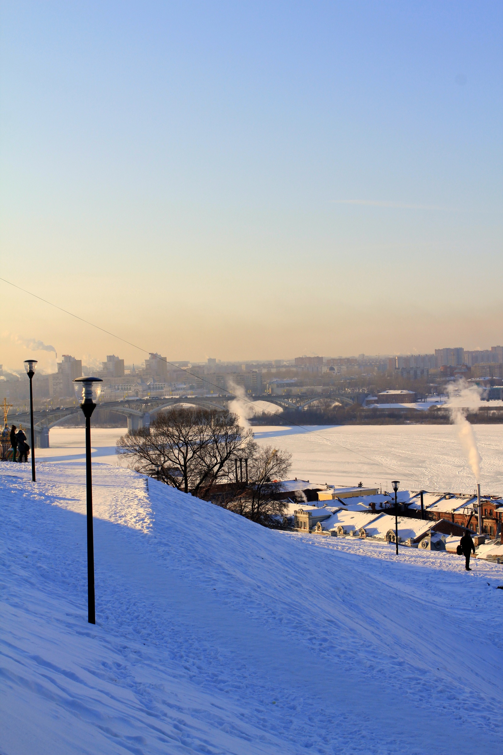 Нижний Новгород, снег – фотографии России