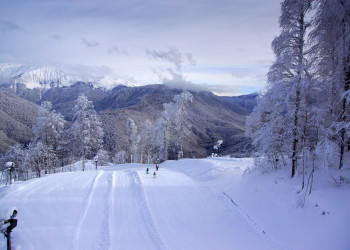 Горнолыжная трасса Роза Хутор, Сочи. Фото 5 – фотографии России