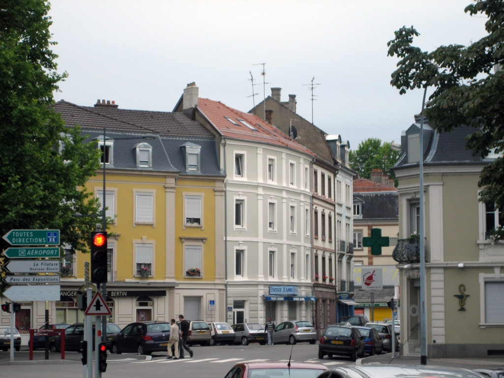 Улица в Мюлузе, Франция. Фото 4 – фотографии Франции