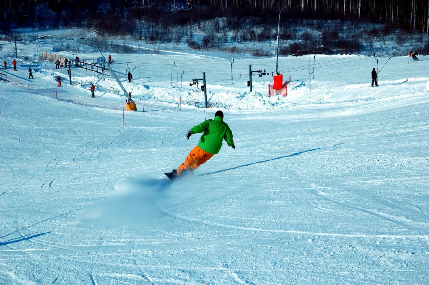 Лыжная трасса в Охта Парк, Россия. Фото 11 – фотографии России