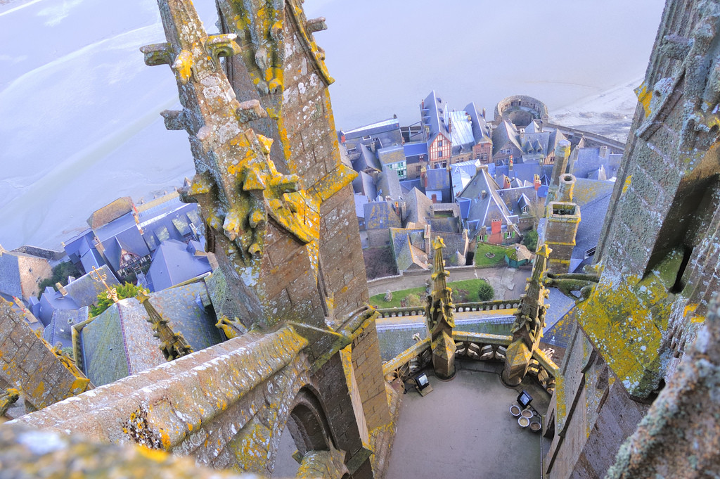 Остров Мон-Сен-Мишель, расположенный в Нормандии – фотографии Франции