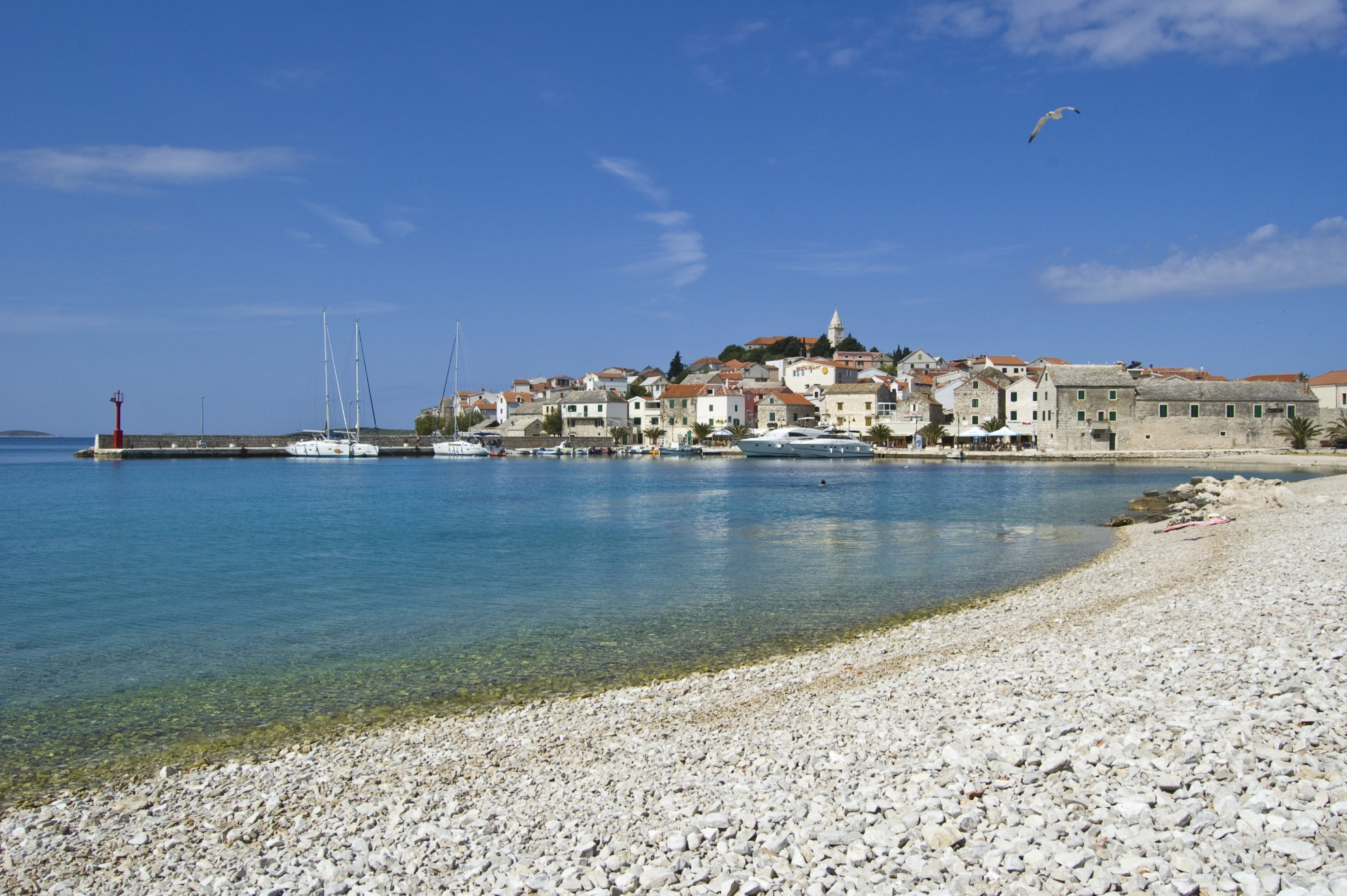 Пляж в Примоштене, Хорватия. Фото 3 – фотографии Хорватии