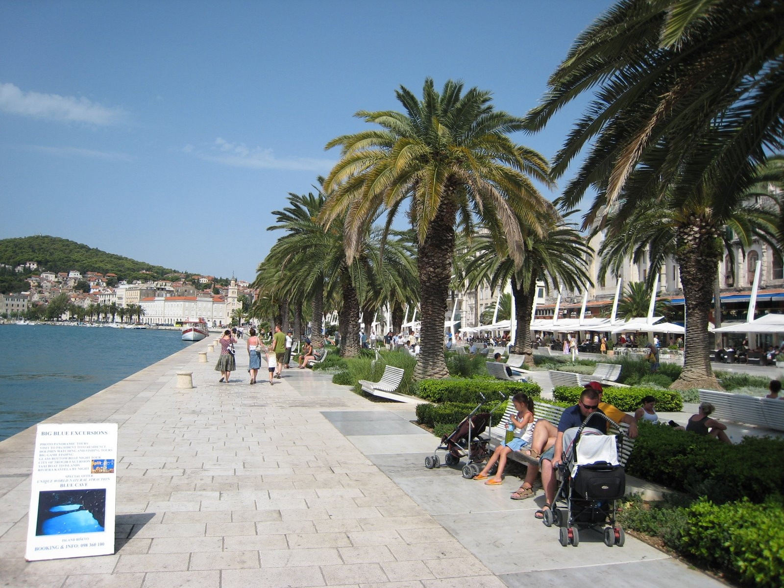 Набережная в Сплит, Хорватия. Фото 6 – фотографии Хорватии