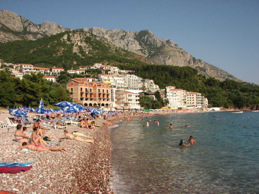 Пляж в Святой Стефан, Черногория. Фото 25 – фотографии Черногории