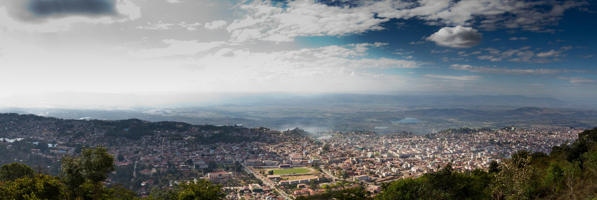 Панорама города – фотографии Мьянмы