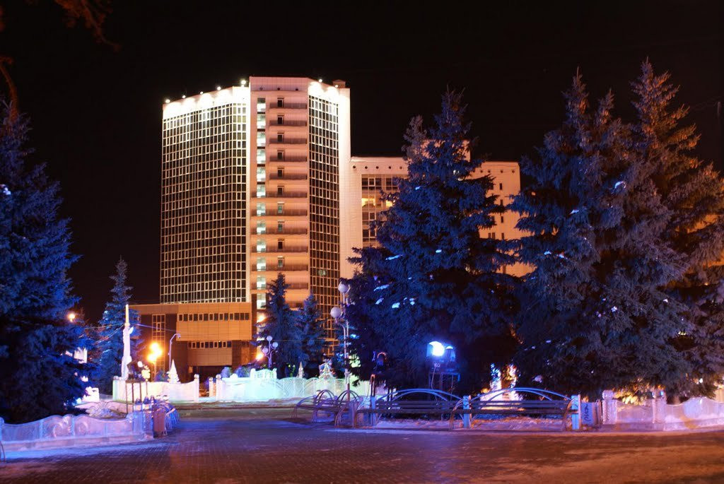 Сквер в Тюмени, Россия – фотографии России