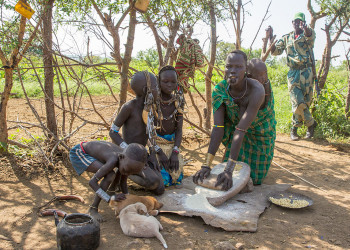 Племя Мурси в национальном парке Маго, Эфиопия. Фото 3 – фотографии Эфиопии