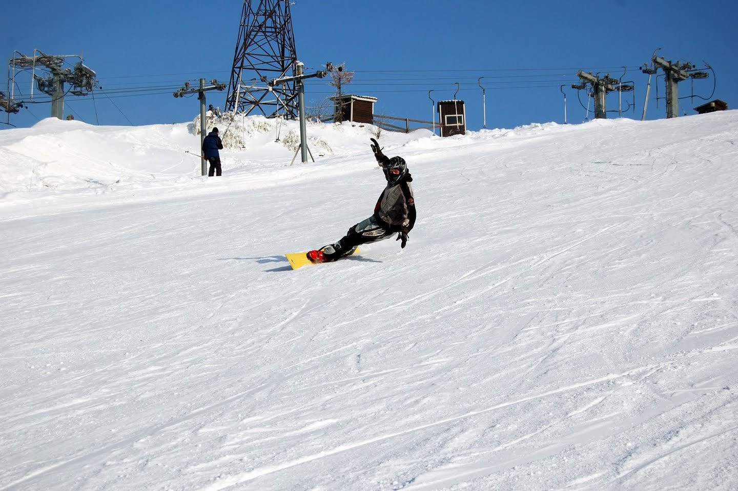 Лыжная трасса в Охта Парк, Россия. Фото 1 – фотографии России