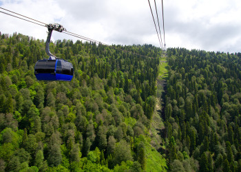Канатная дорога Альпика-Сервис Газпром, Сочи – фотографии России
