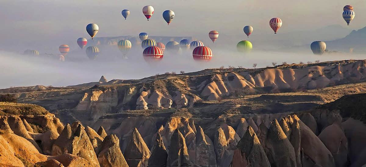 Под скальными образованиями турецкой Каппадокии находятся подземные города – фотографии Турции