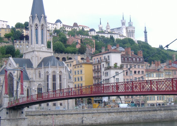 Мост в Лионе, Франция. Фото 1 – фотографии Франции