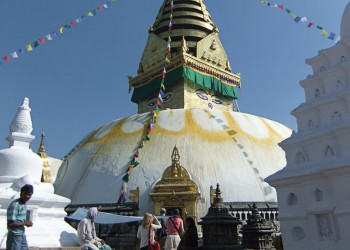 Сваямбунатх (Swayambhunath) или Обезьяний храм – фотографии Непала