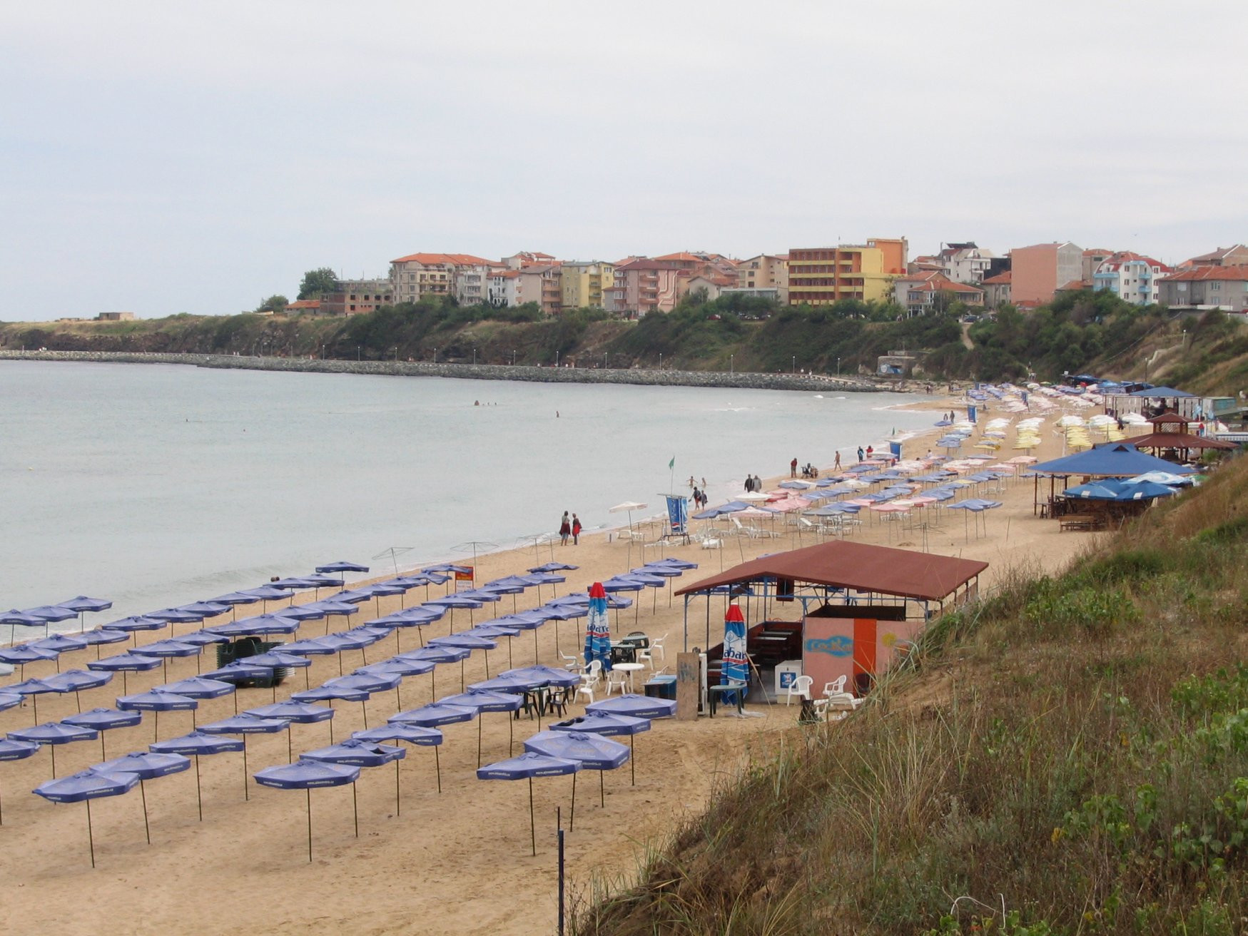 Пляж в Приморско, Болгария. Фото 9 – фотографии Болгарии