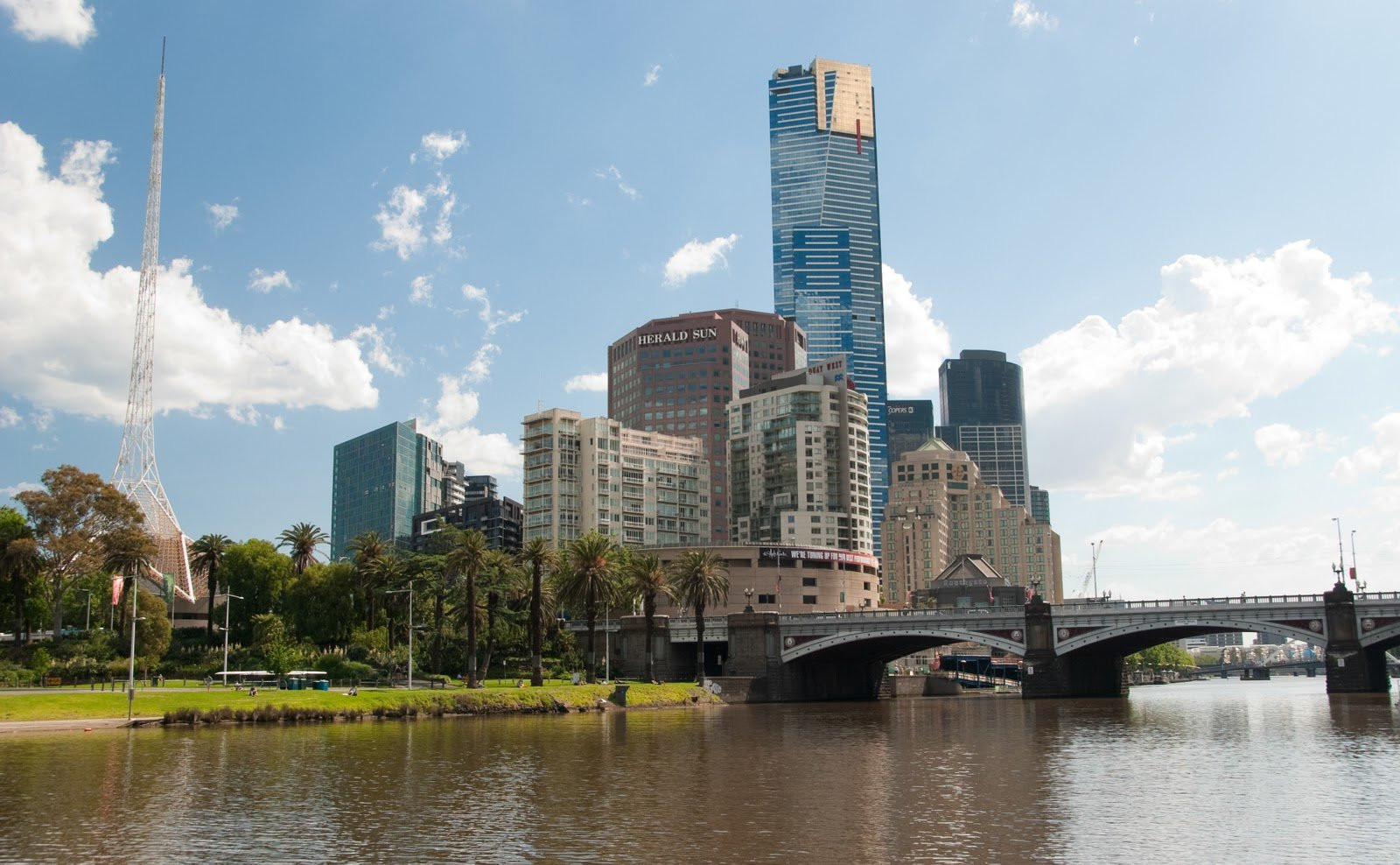 Река в Мельбурне, Австралия. Фото 1 – фотографии Австралии