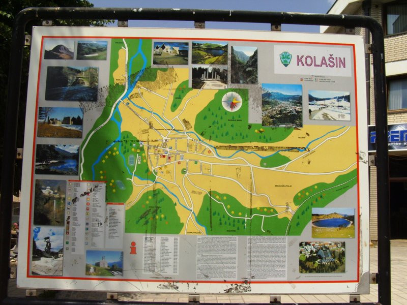 Карта Колашина, Черногория – фотографии Черногории