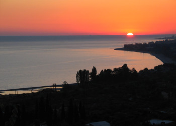 Закат Цандрыпш. Абхазия – фотографии Абхазии