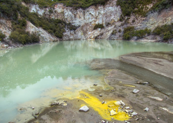 Уаи-О-Тапу, город Роторуа в Новой Зеландии – фотографии Новой Зеландии