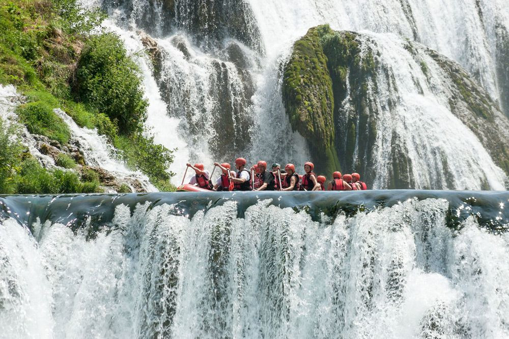 Штрбачки бук на реке Уна, Босния – фотографии Боснии и Герцеговины