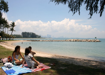 Пляж острова Кусу – фотографии Сингапура