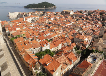 Панорамный вид домов в Дубровнике, Хорватия. Фото 2 – фотографии Хорватии