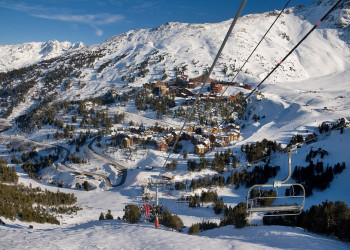 Подьёмник в Лез-Арк, Франция. Фото 2 – фотографии Франции