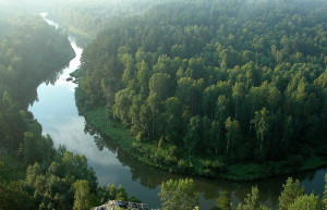 Панорамный вид в Бердские скалы, Россия. Фото 2 – фотографии России