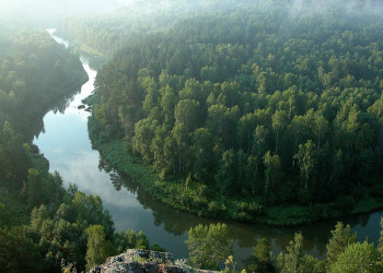 Панорамный вид в Бердские скалы, Россия. Фото 2 – фотографии России