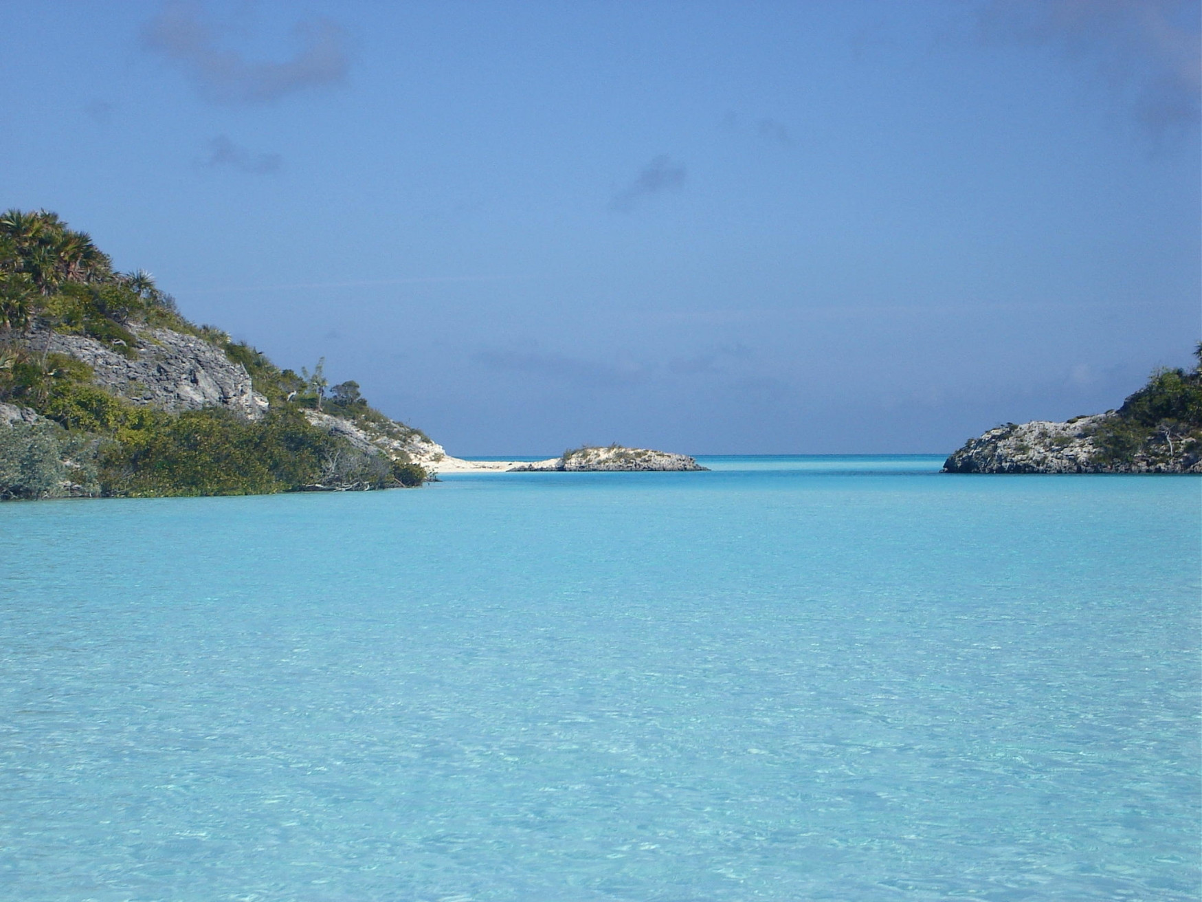 Море на острове Эксума, Багамские острова. Фото 4 – фотографии Багамских островов