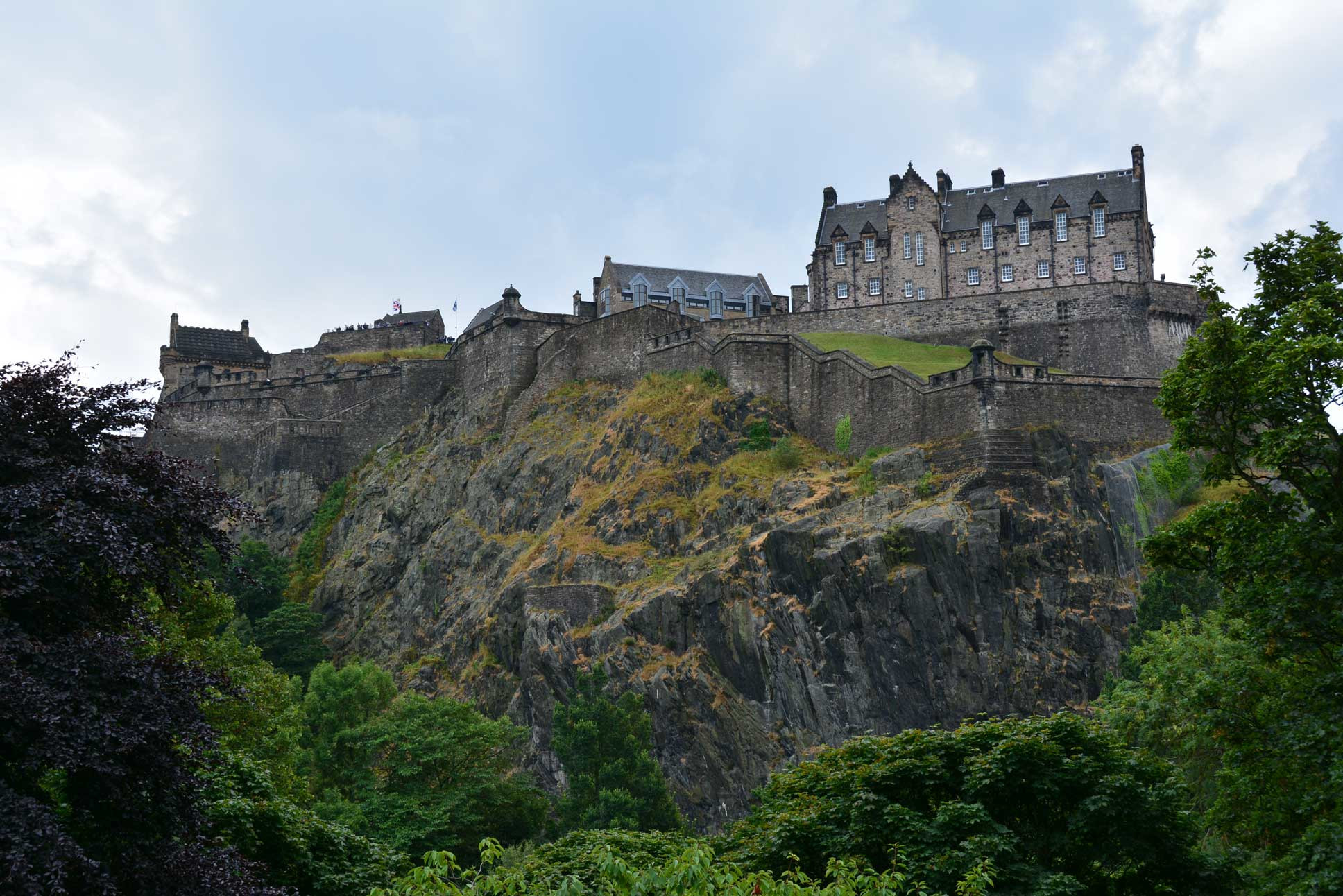 Бастион эдинбургский замок (Edinburgh Castle) в Шотландии – фотографии Великобритании