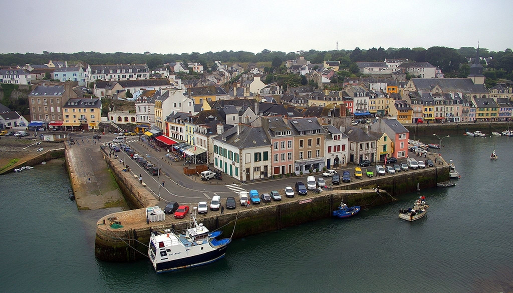 Панорамный вид в Ле-Пале, Франция – фотографии Франции