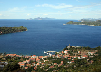 Панорамный вид на острове Лопуд, Хорватия. Фото 3 – фотографии Хорватии