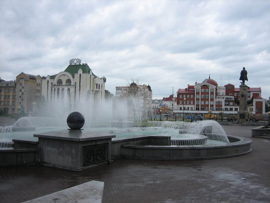 Фонтан в Липецке, Россия. Фото 5 – фотографии России