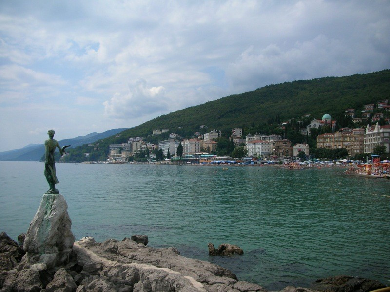 Море в Опатия, Хорватия. Фото 6 – фотографии Хорватии