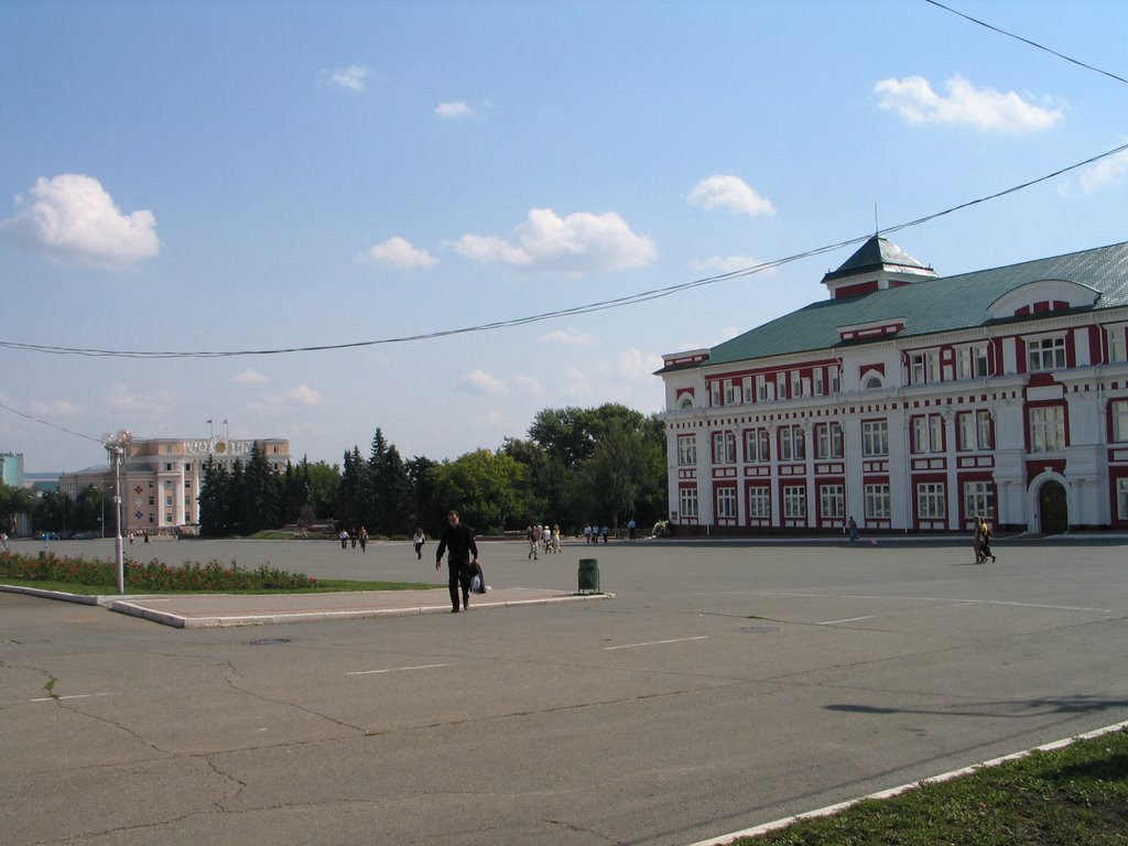 Площадь в Саранске, Россия. Фото 1 – фотографии России