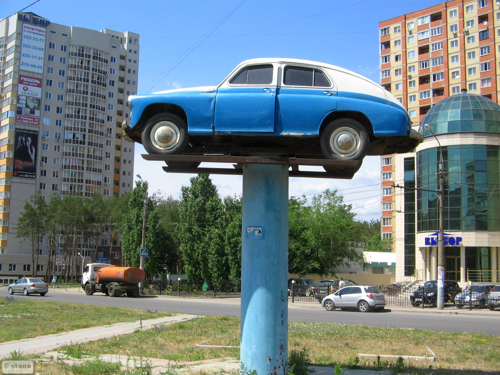 Старая Победа на Бульваре Победы. Воронеж – фотографии России