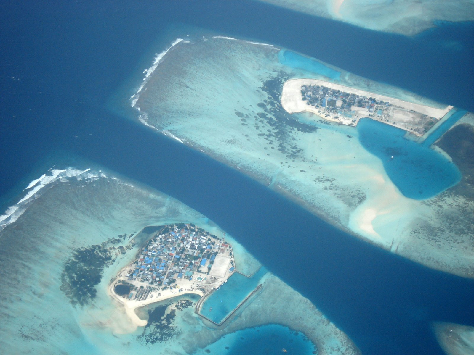 Панорамный вид в Мииму Атолл, Мальдивы. Фото 1 – фотографии Мальдивских островов