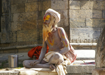 Садху - странствующий йога – фотографии Непала